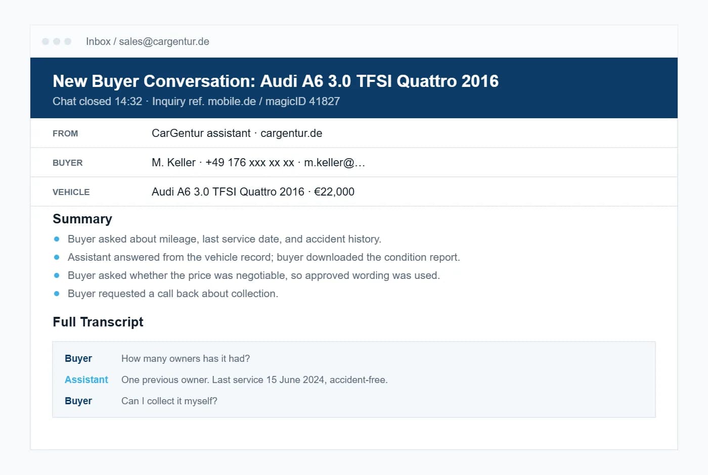The Write-Up Reaches Sales on Its Own