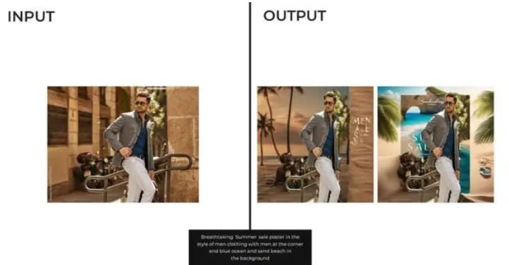 A finished ad comes out