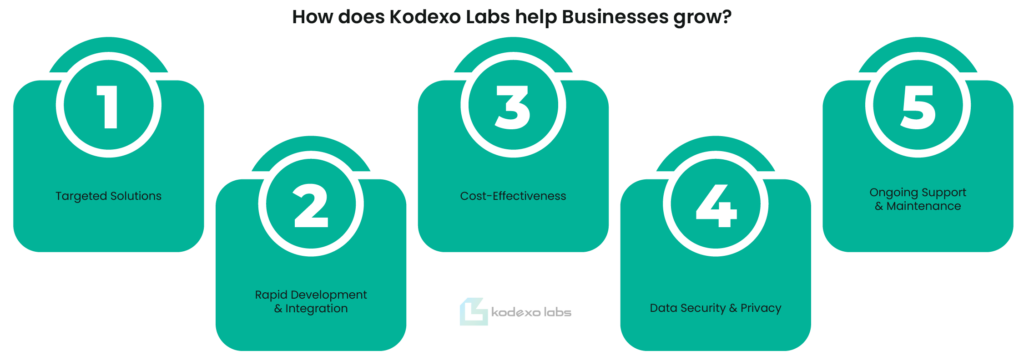 How does Kodexo Labs help Businesses grow?