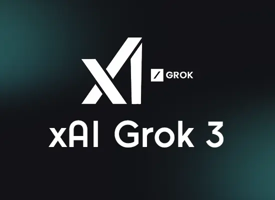 xAI Grok 3 AI model thumbnail for Kodexo Labs blog, highlighting advanced reasoning, chatbot intelligence, and real-time insights.