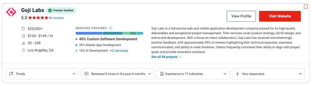 Goji Labs Clutch 2026