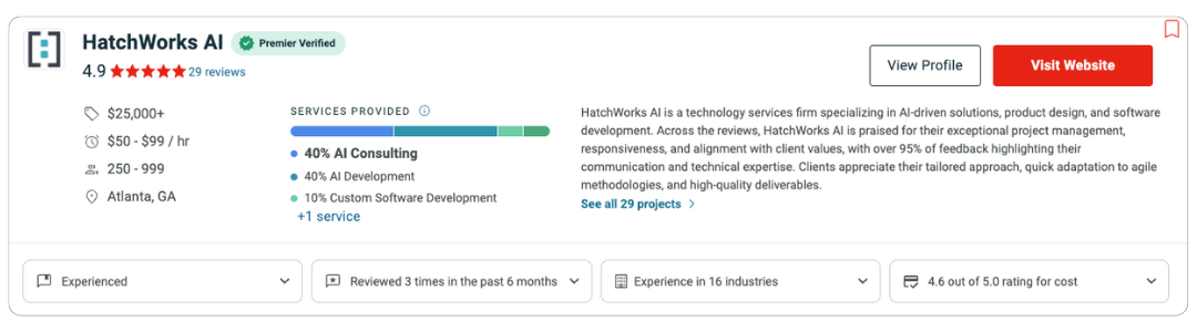 HatchWorks AI Clutch 2026